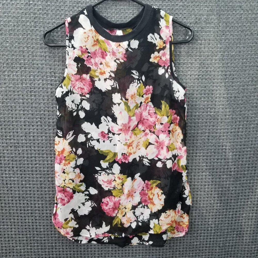 Live 4 Truth Floral Tank Top Blouse Womens M